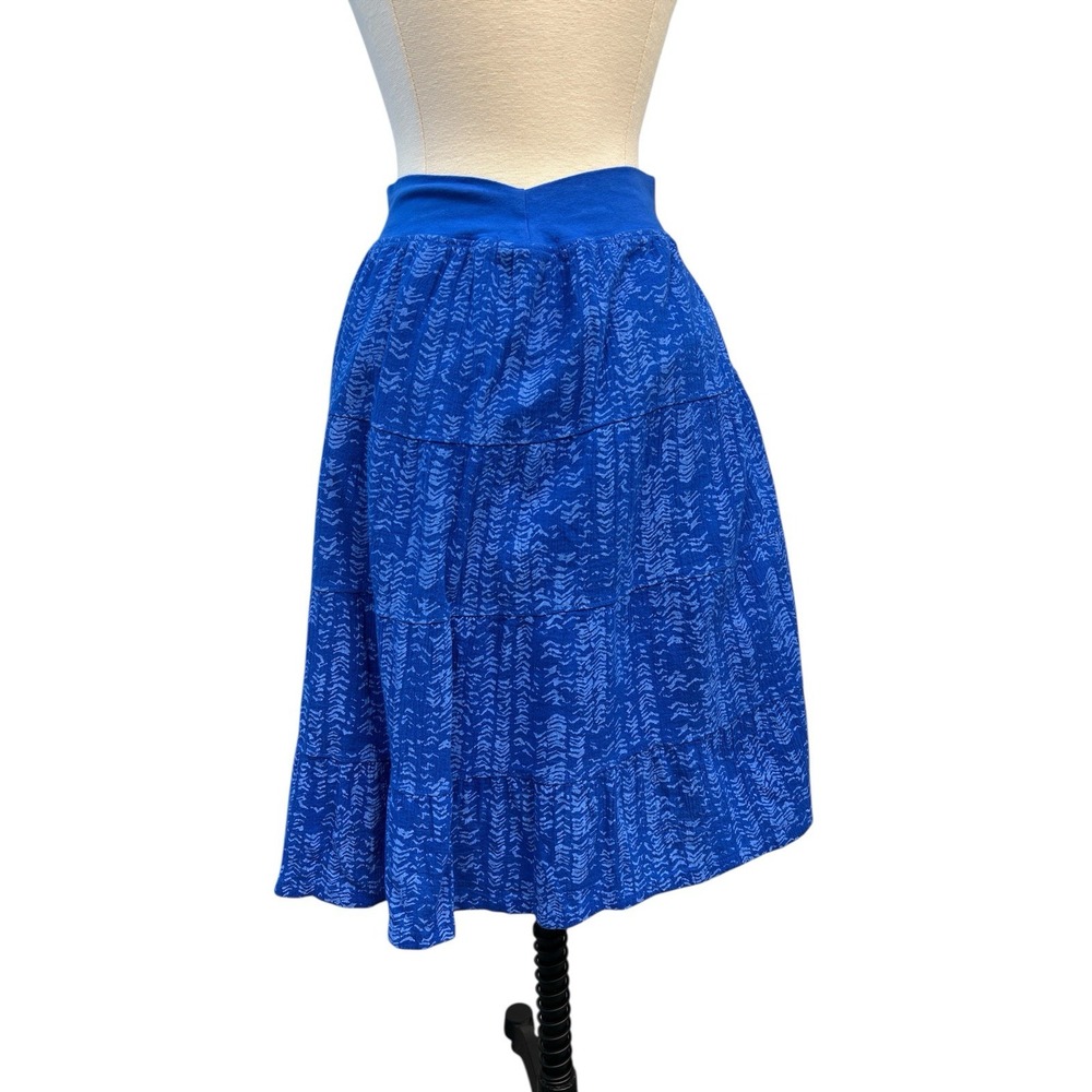 Fresh Produce Peri Blue Lined Skirt- Size Large - Picture 5 of 10